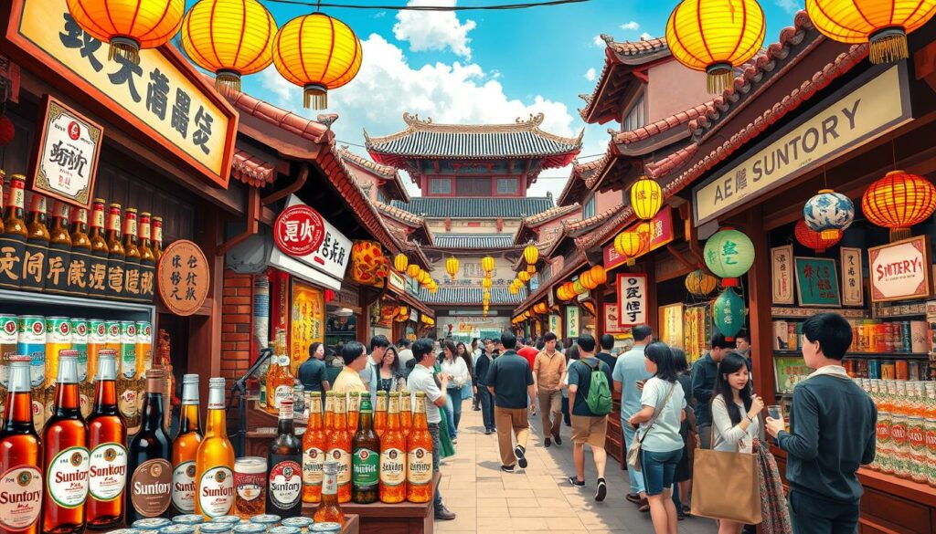 Bierexporte nach China