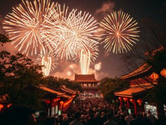 Feuerwerk zu Festen