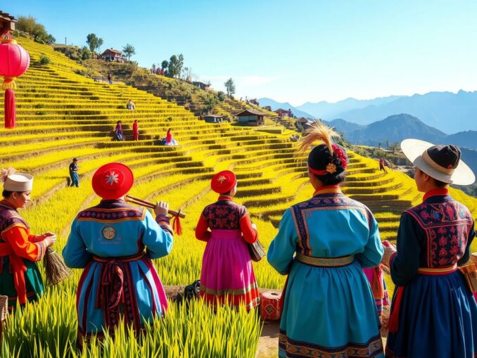 Honghe Hani Terrassenfest (Yunnan)