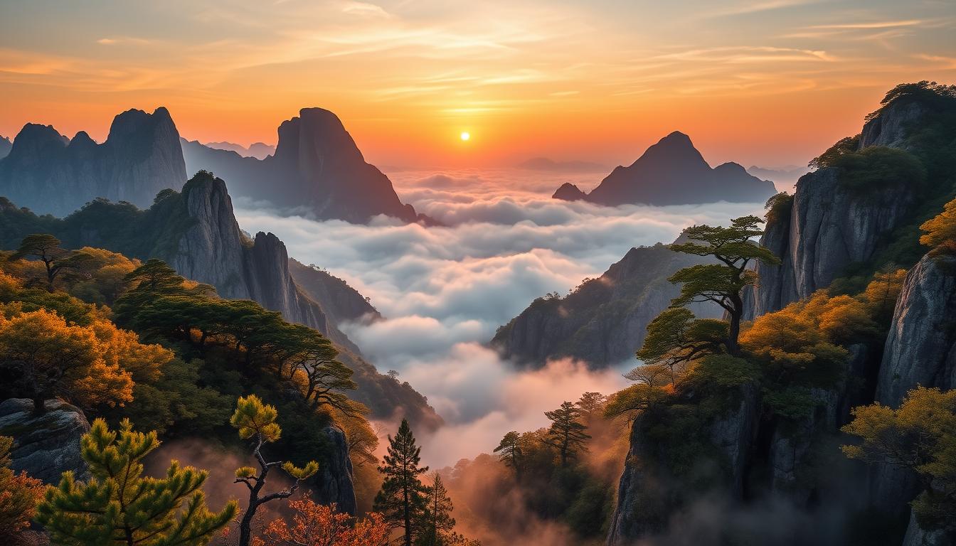 Huangshan-Gebirge (Gelbe Berge)