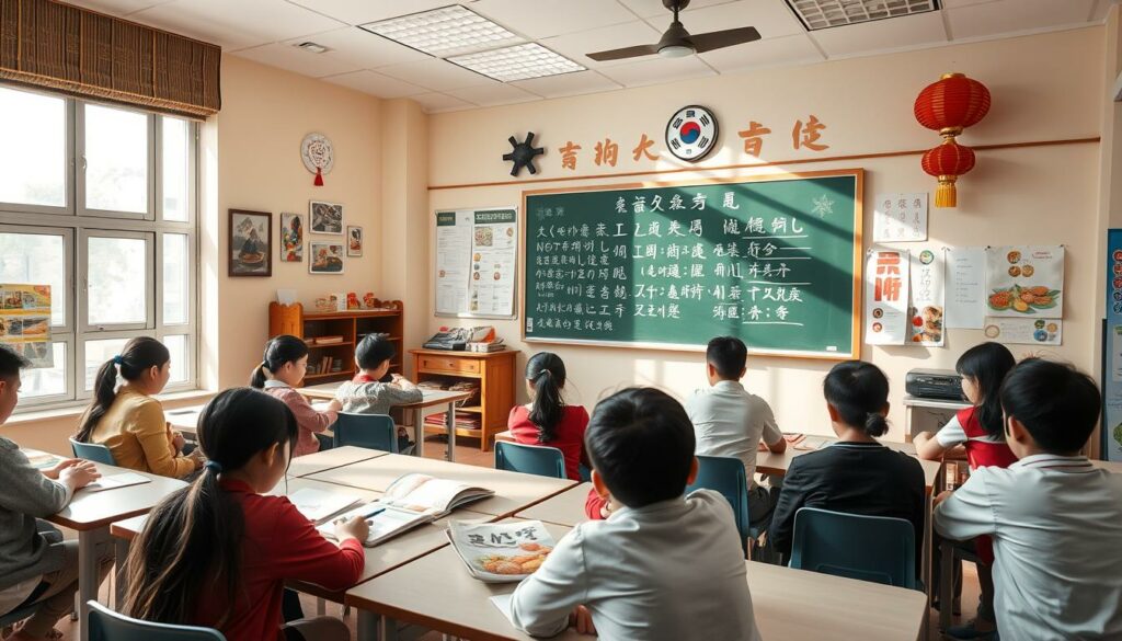 Koreanische Sprache und Bildung in China