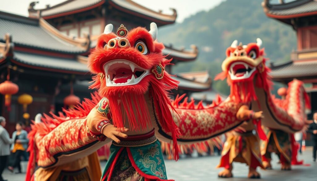 Regionale Drachentanz-Stile in China