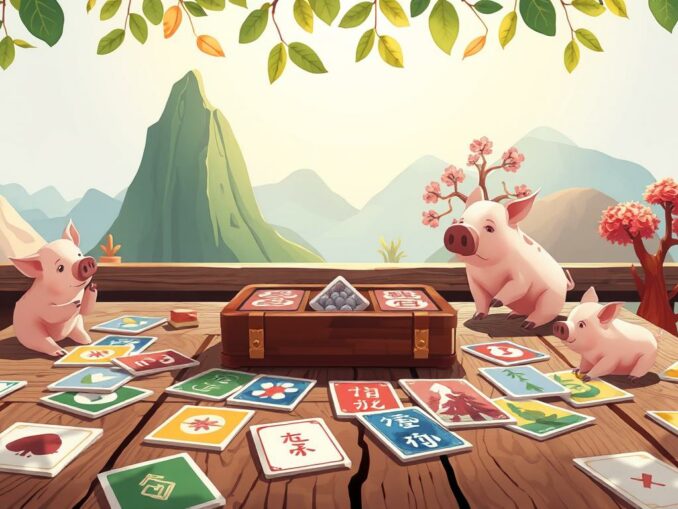 Shan-Zhu-Mu (Das Spiel von Berg, Schwein und Baum)