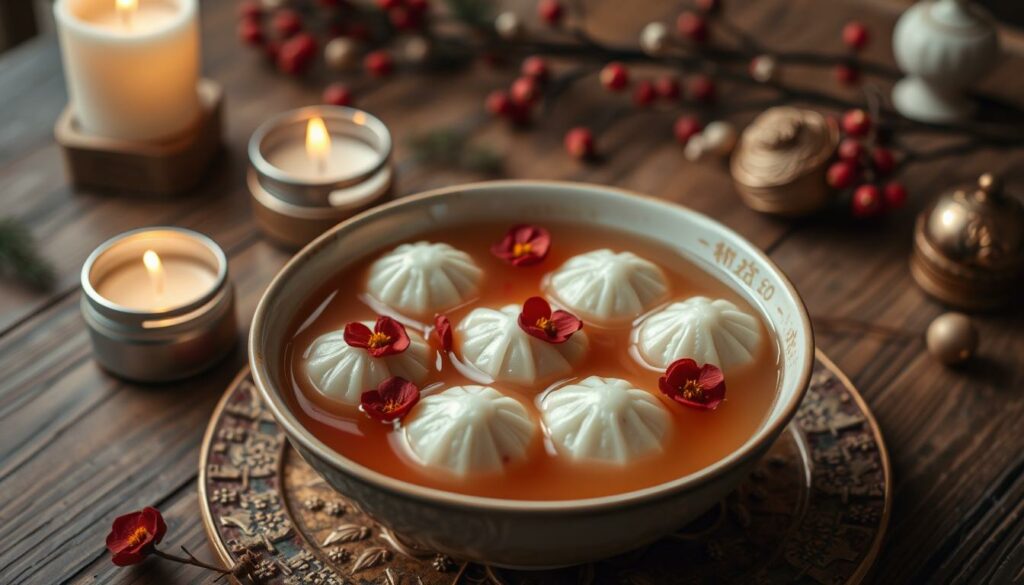 Tangyuan - Traditionelle Dongzhi-Speisen