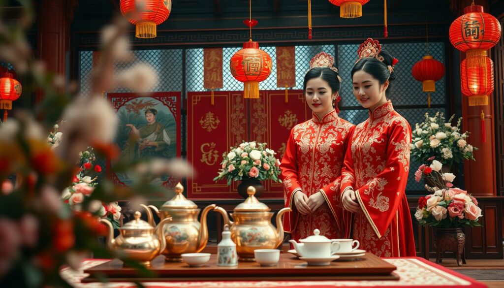 Traditionelle chinesische Hochzeitsbräuche