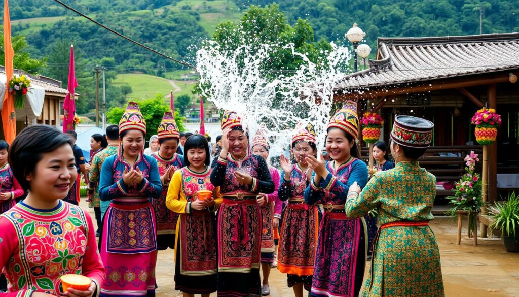 Traditionelles Fest der Dai-Minderheit