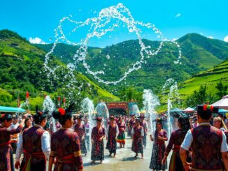 Wasser-Spritz-Festival (Dai, Yunnan)