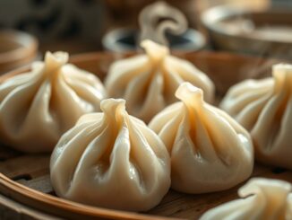 Xiaolongbao Dampfbrötchen