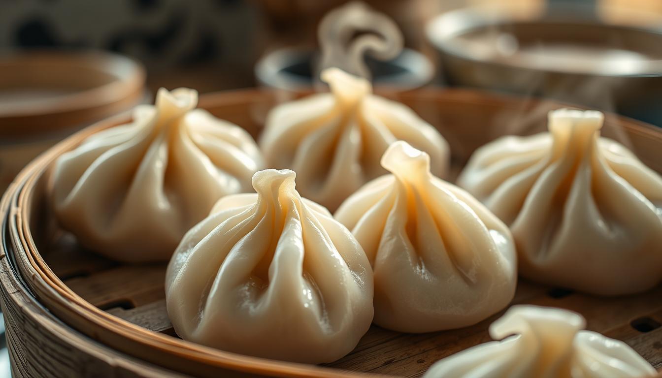 Xiaolongbao Dampfbrötchen